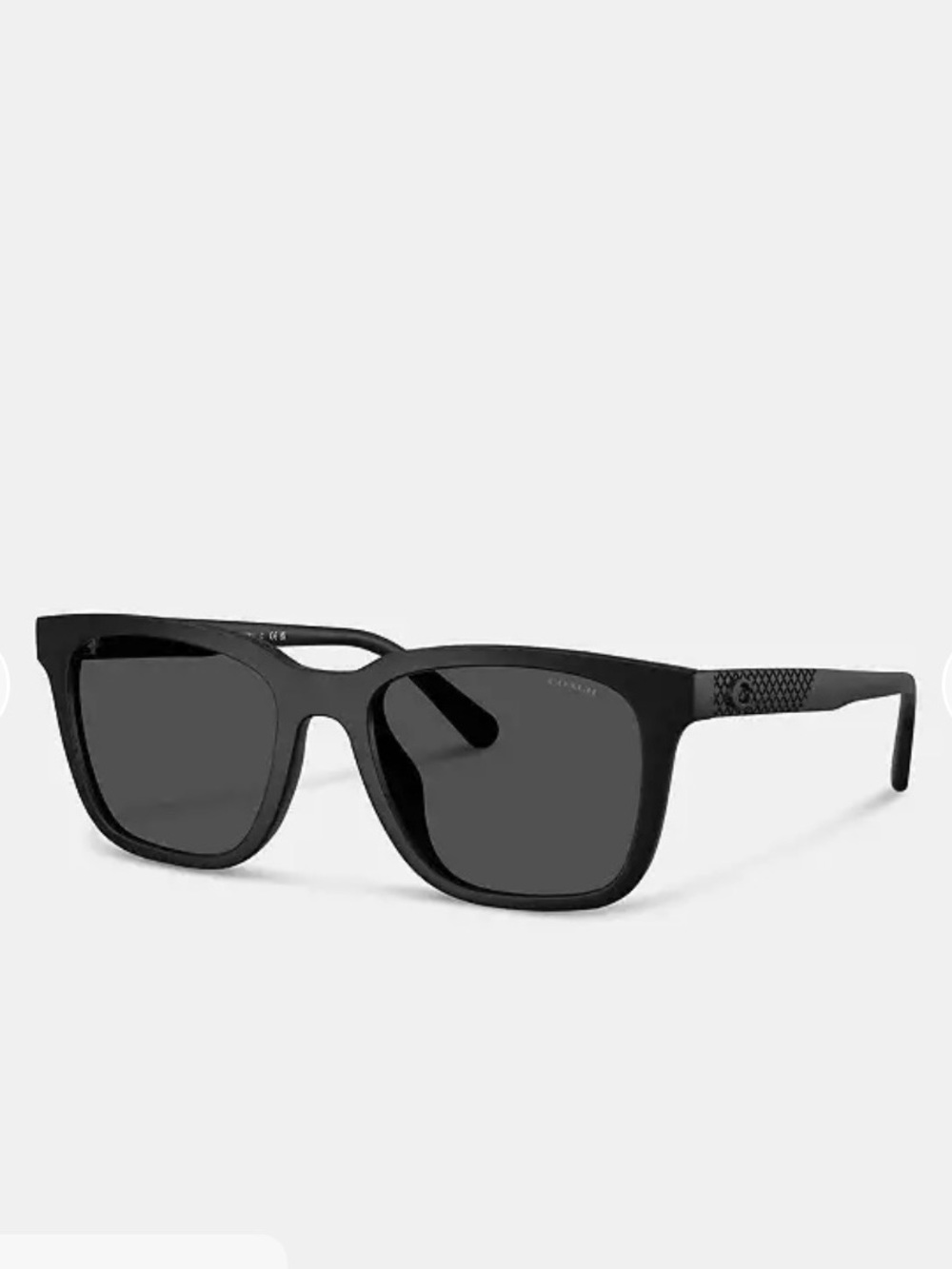 Coach Oversized Black Square Sunglasses